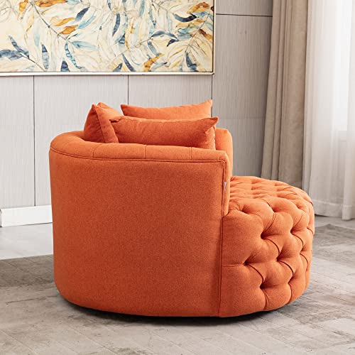 Swivel Accent Chair Chaise Lounge Club Round Chair B1468