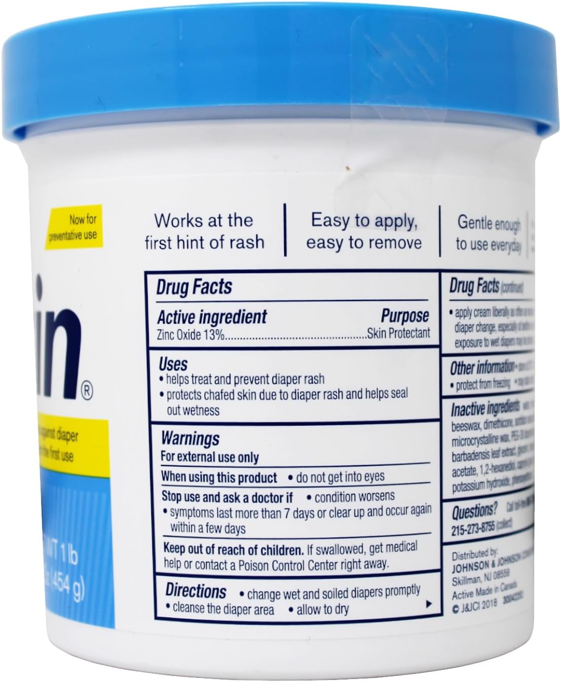 16 oz Diaper Rash Cream A98693