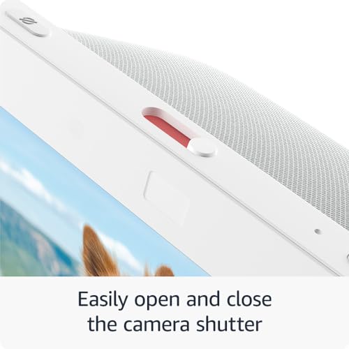 Glacier White Smart Home Hub with Spatial Audio Y51461