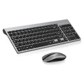 Blue Wireless Keyboard and Mouse Combo 2.4G D27067