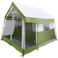 8-Person Family Cabin Camping Tent with Screen Porch and Carry Bag U6160