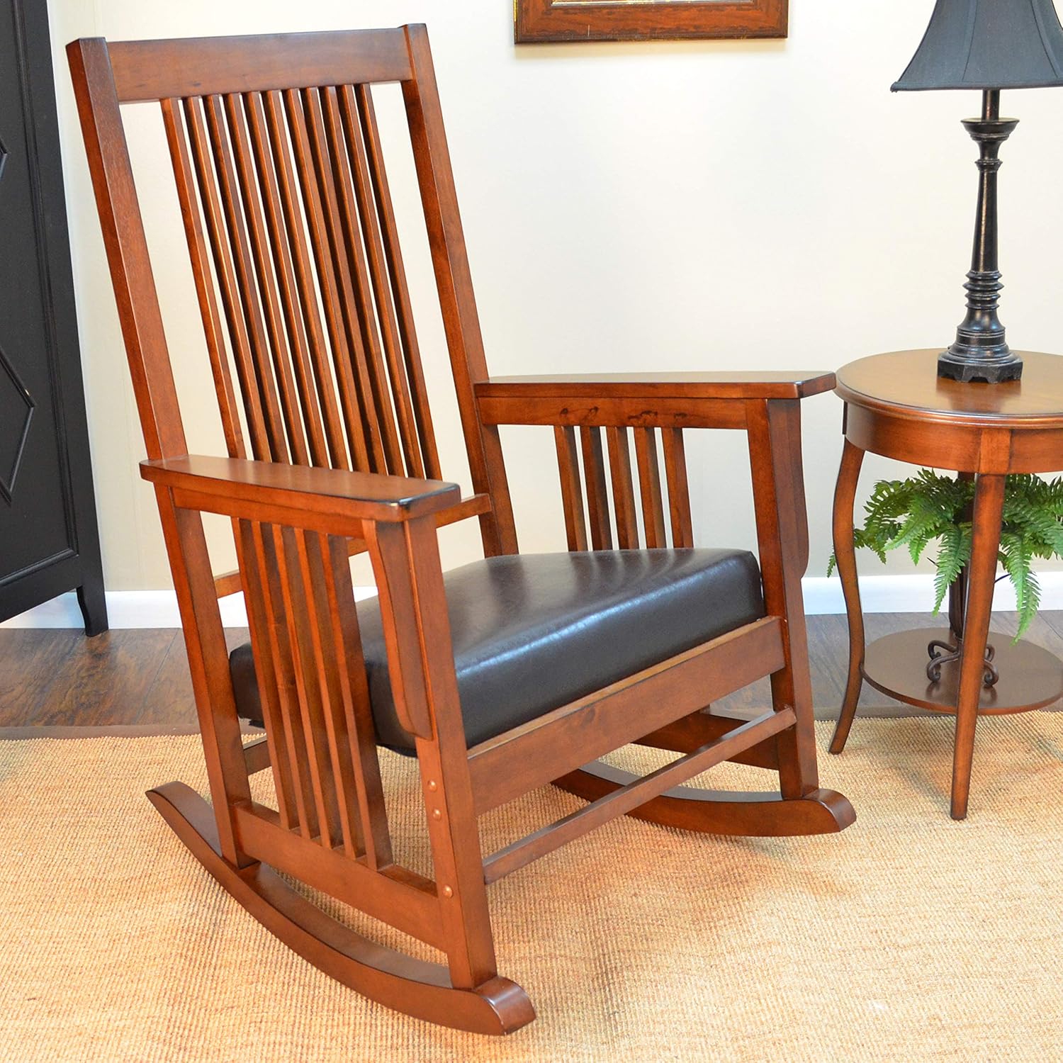 Chestnut Mission Rocker Z1888