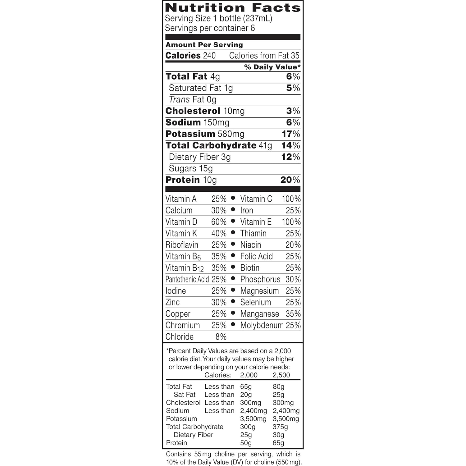 Original Rich Chocolate Nutritional Drink, 12 Count P578