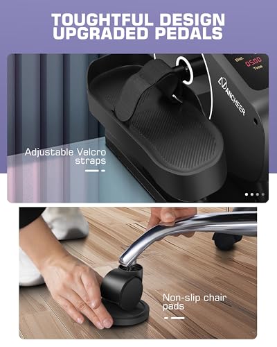 Under Desk Elliptical Machine with Resistance/Speed Dual Mode K877