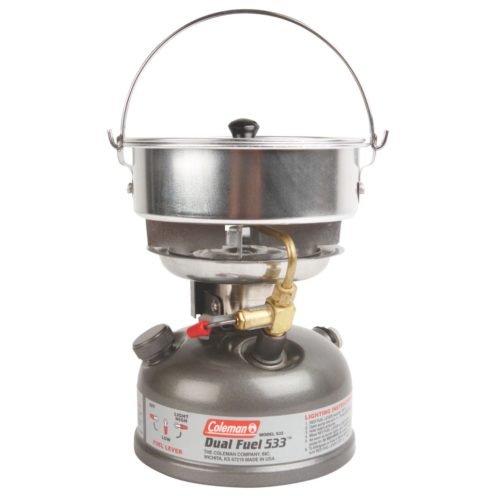 Compact Dual Fuel Camping Stove, 1-Burner A558