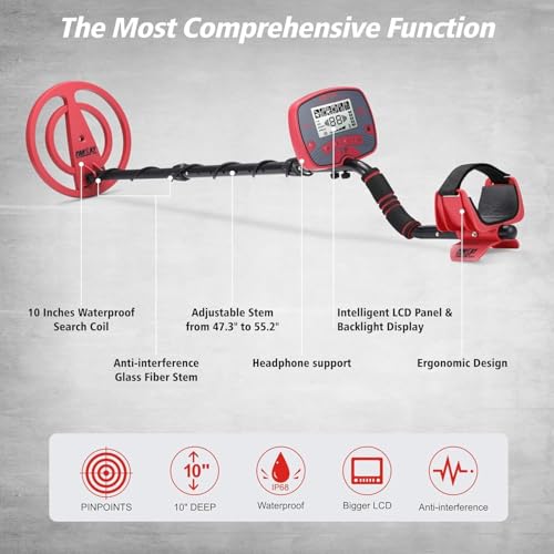 Waterproof Metal Detector with LCD Display X5219