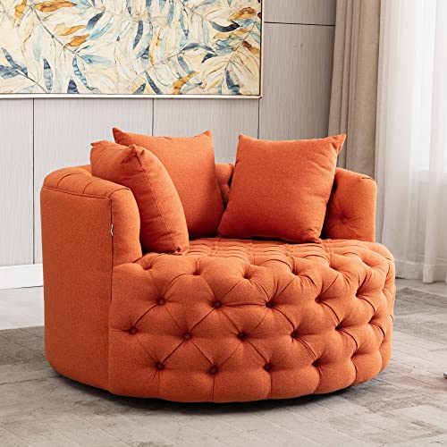 Swivel Accent Chair Chaise Lounge Club Round Chair B1468