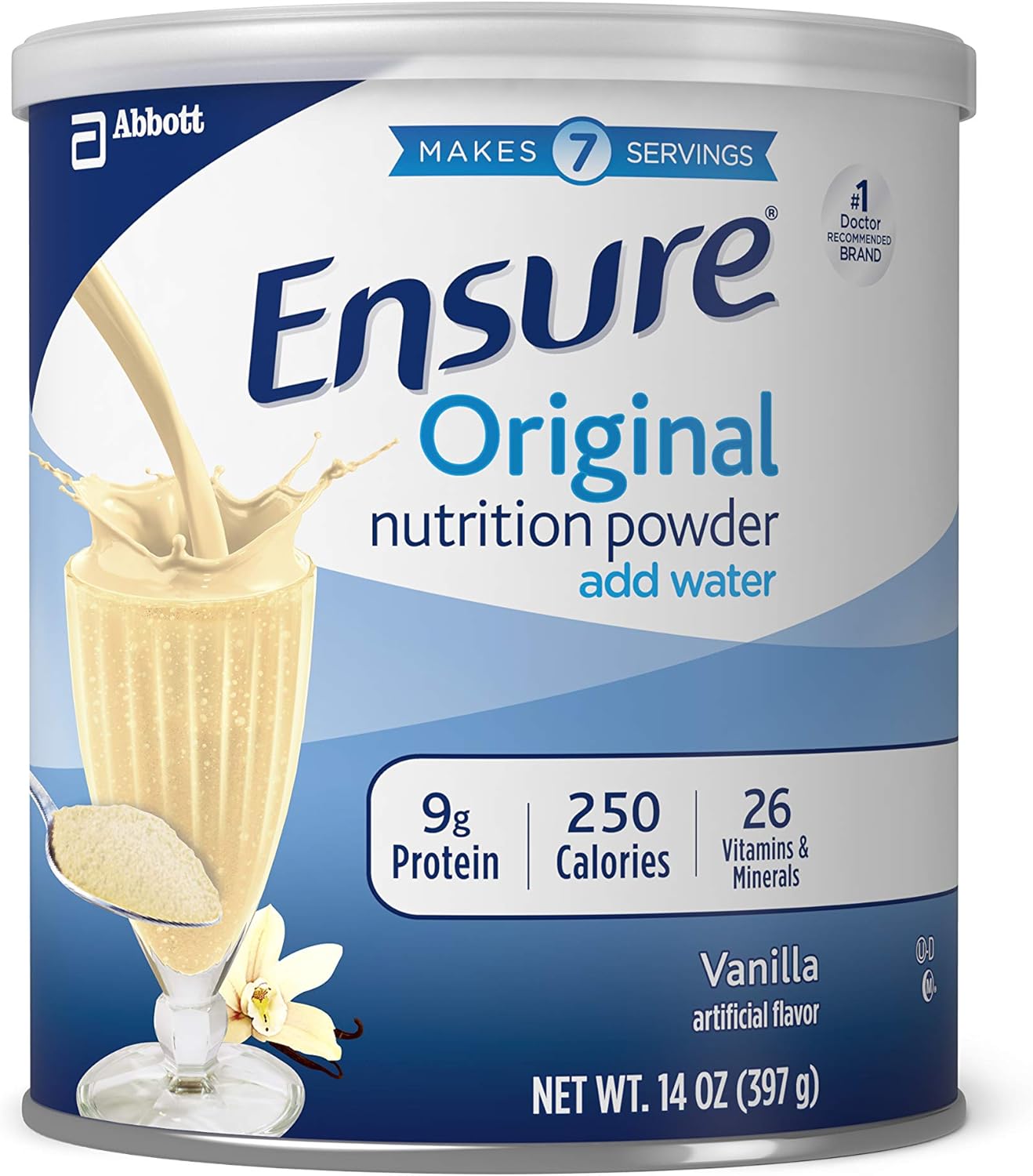 Vanilla Nutrition Powder, 14 oz U8078