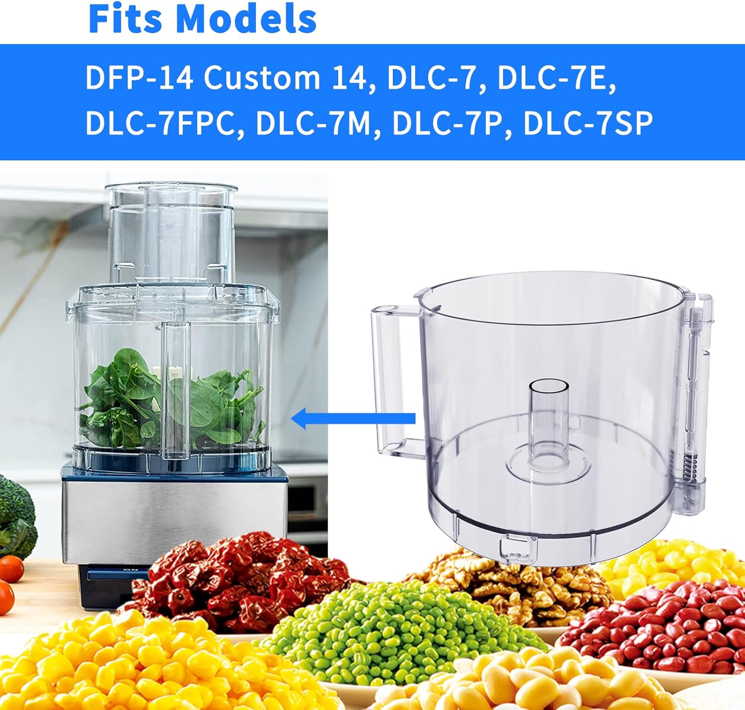 14-Cup Food Processor Work Bowl O2274