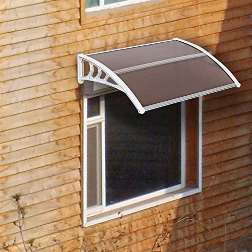 35" x 40" Polycarbonate White & Gray Awning Canopy X523