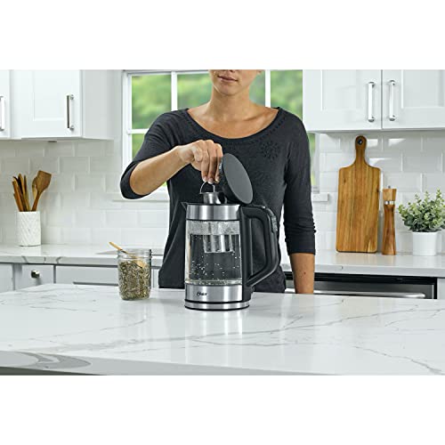 1.7 L Electric Glass Kettle with Tea Infuser O758071