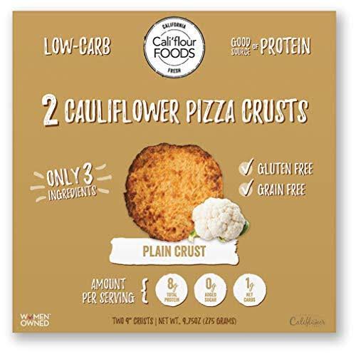 Plain Cauliflower Pizza Crusts - 9.75 oz C587