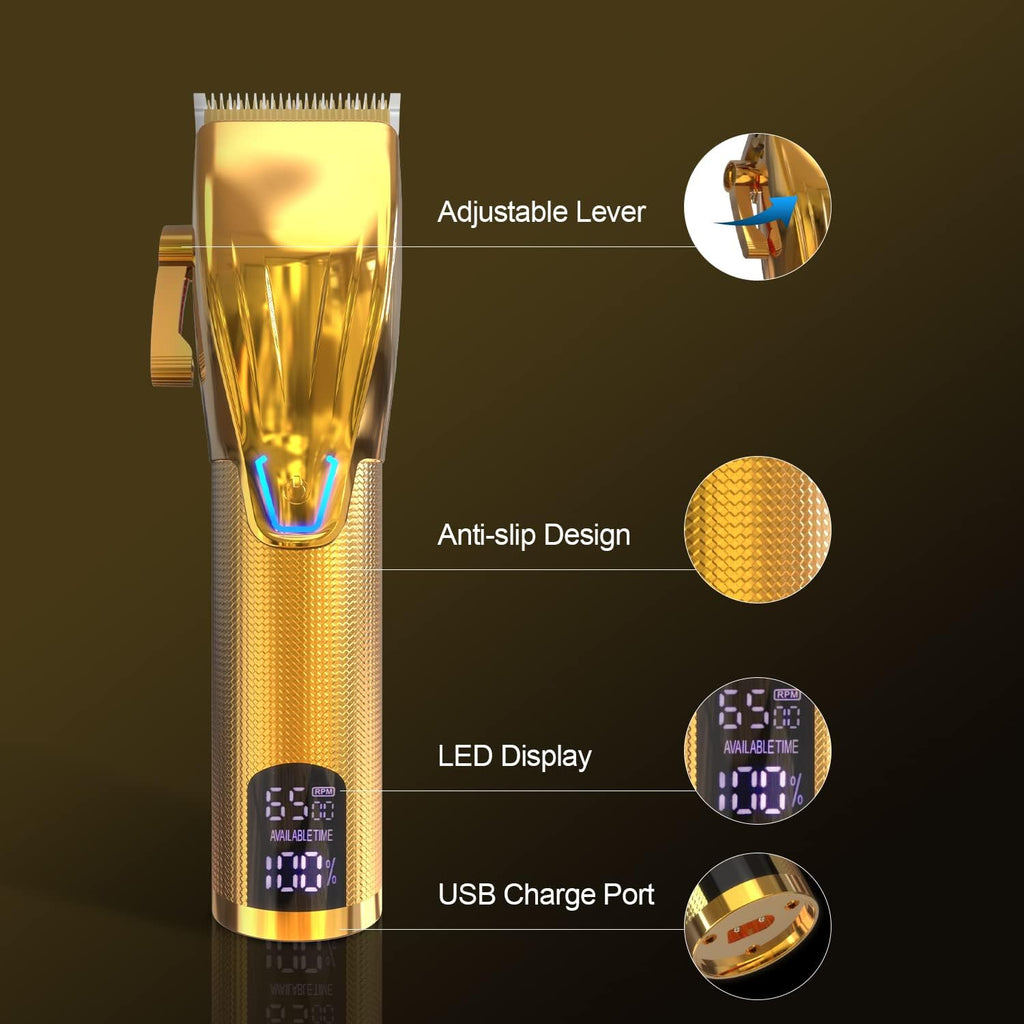 Cordless Hair Clippers Set with LED Display U769610