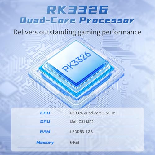Retro Game Console with 3.5-inch IPS Screen, 64G TF Card, 3200mAh Battery B904456