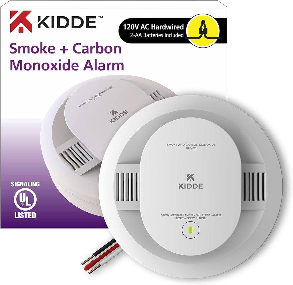 2 Pack Smoke Carbon Monoxide Fire Detectors K655
