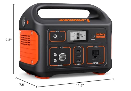 Portable Power Station 518Wh Lithium Battery Pack with 110V/500W AC Outlet V553263