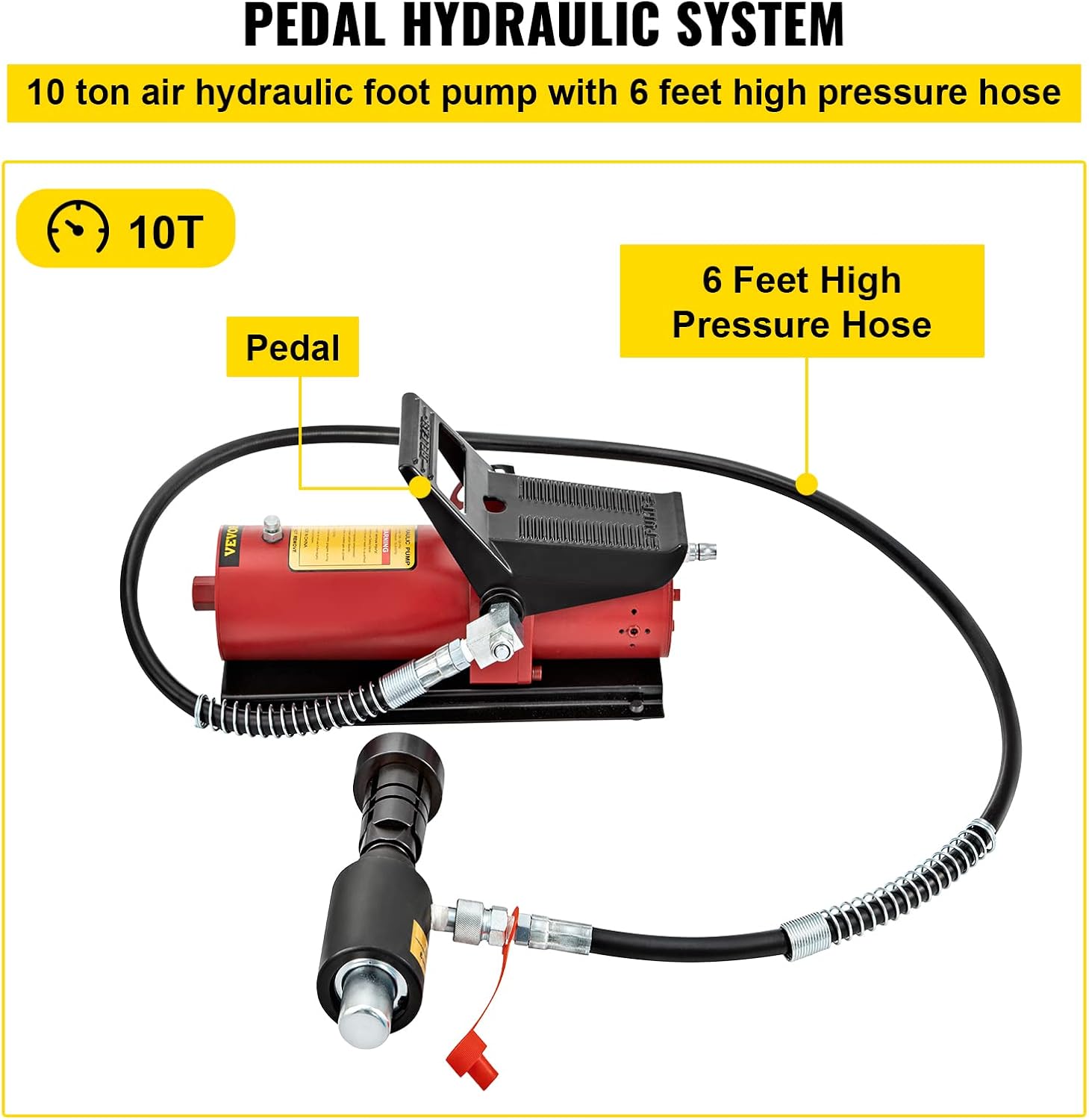 Hydraulic Exhaust Pipe Expander, 1-5/8 to 4-1/4 Size, 10 T, with 4 Dies and 2 Storing Cases P33014