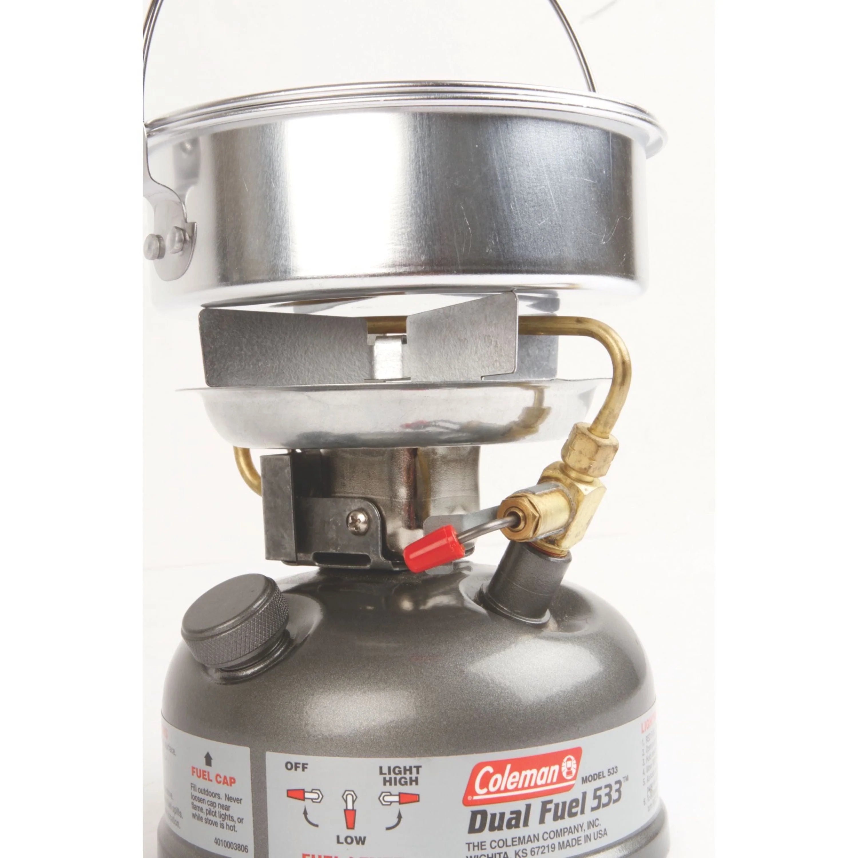 Compact Dual Fuel Camping Stove, 1-Burner A558