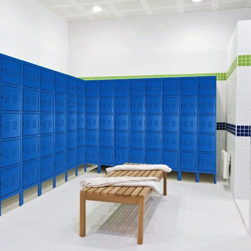 3-Tier Steel Locker 3 Doors Grey W334