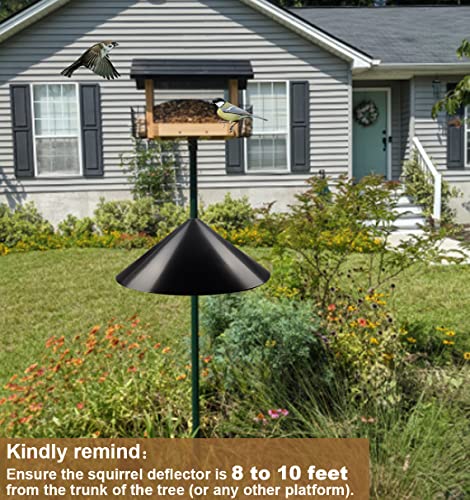 19 Inch Diameter Squirrel Baffle for Bird Feeder Pole C4502