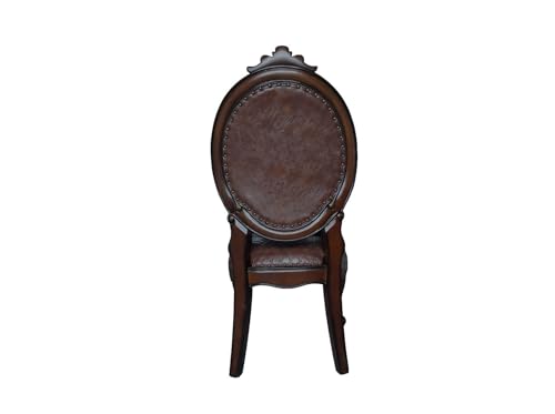 9pc Formal Dining Table Set with 6 Side Chairs and 2 Arm Chairs C263