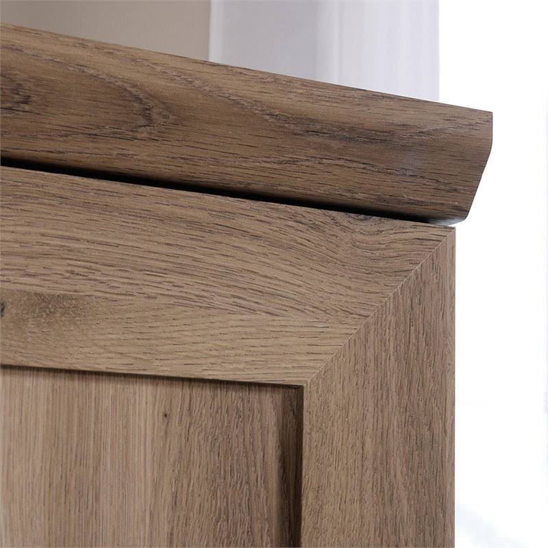 Wardrobe Armoire with 1-Drawer in Salt Oak E8775