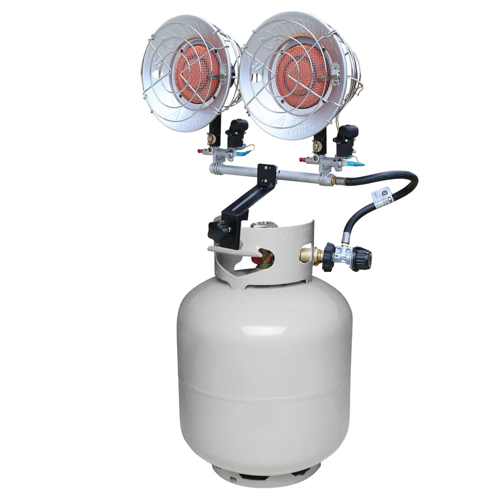 Double Tank Top Outdoor Propane Heater Y33044