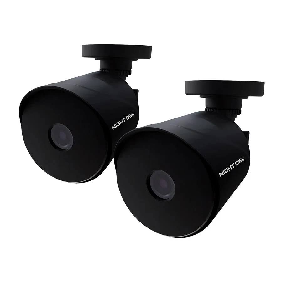 Black 2 Pack 1080p HD Wired Cameras H46005