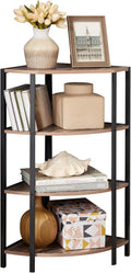 4-Tier Corner Bookshelf Ladder Shelf O335