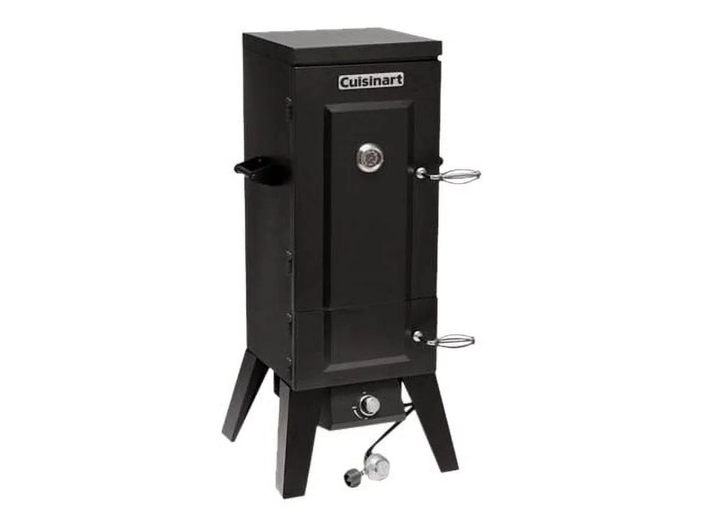 Black 36 Inch Propane Smoker with 4 Racks W135623
