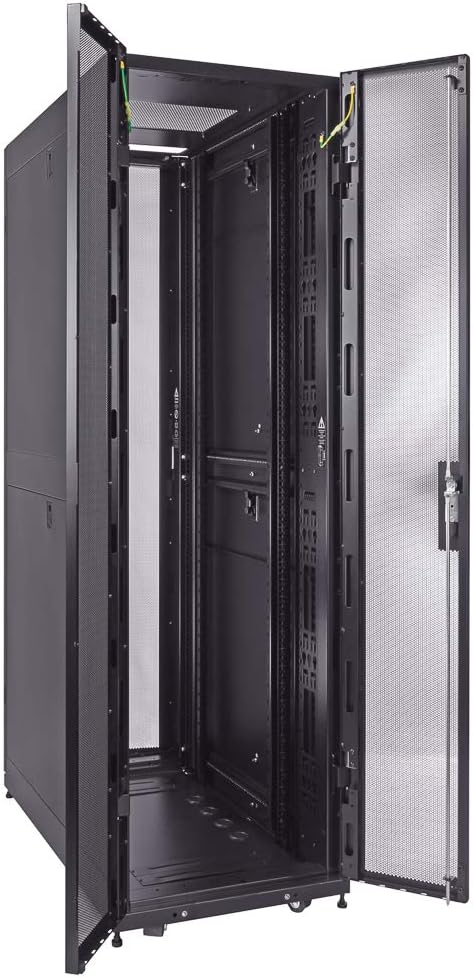 42U Server Rack Cabinet, 1000mm Depth, Black P90232