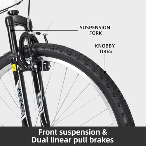 26 27.5 inch 18-Speed High-Carbon Steel Dual Full Suspension Mountain Bike B40962