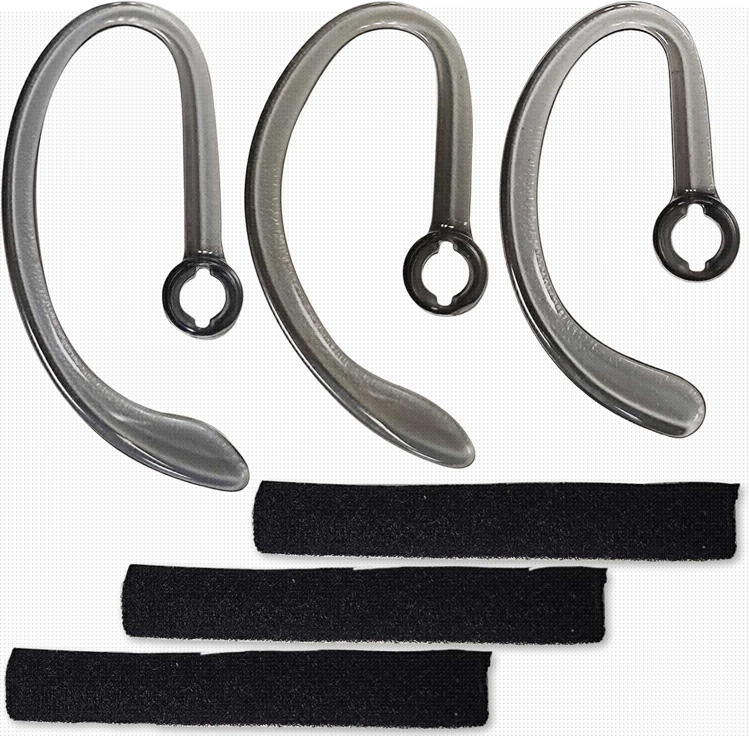 Earhooks Spare Earbuds with Foam Tube Kit Replacement Tip Small Medium Large Size 1Set P8729