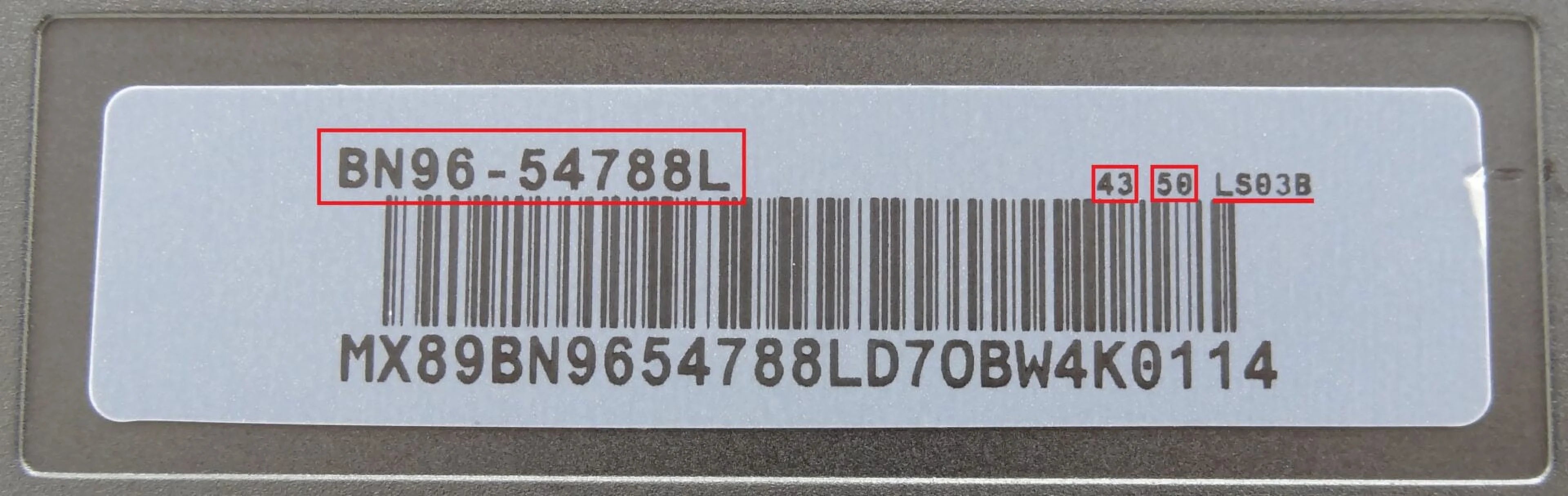 QN50LS03B QN43LS03B One Connect C561