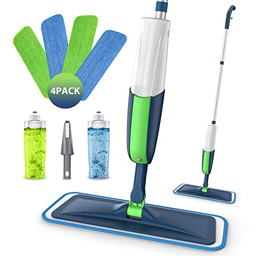Microfiber Spray Mops for Hardwood Floor Cleaning with 3X Washable Pads L30733