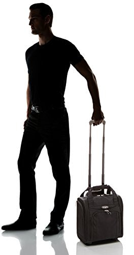 Black Large Upright Wheeled Carry-On X418392