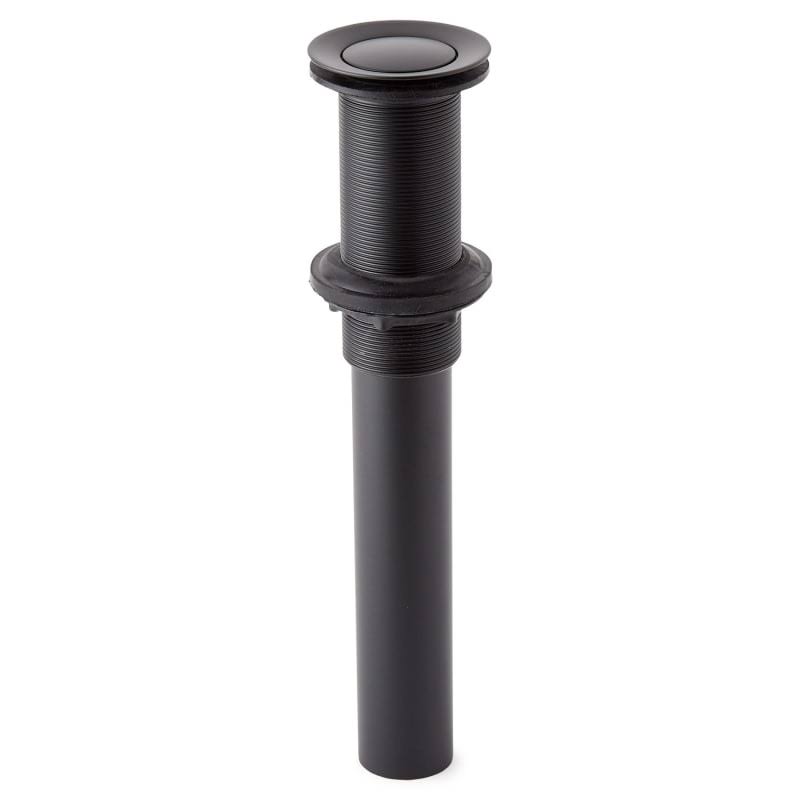 Black Pop-Up Drain Assembly with Overflow I572
