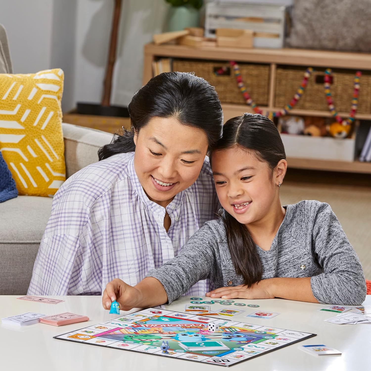 Monopoly Junior Board Game, 2-Sided Gameboard, 2 Games in 1 K26444
