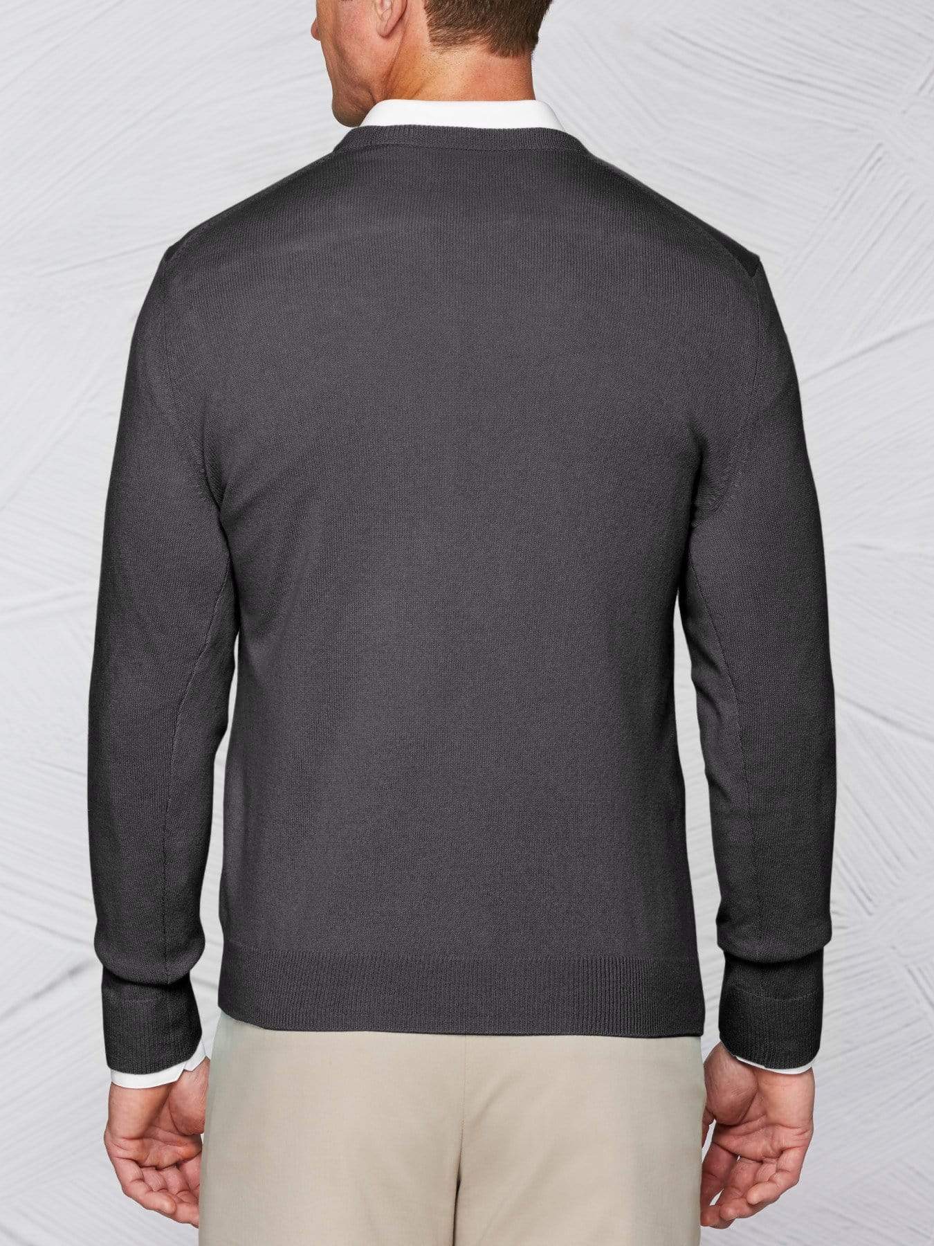 Men's Tour Authentic Cashmere V-Neck Sweater
