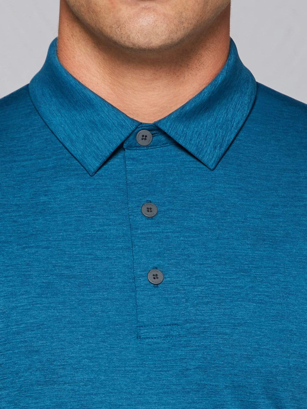 Men's Tour Authentic Heather Striped Polo