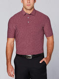 Men's Tour Authentic Heather Striped Polo