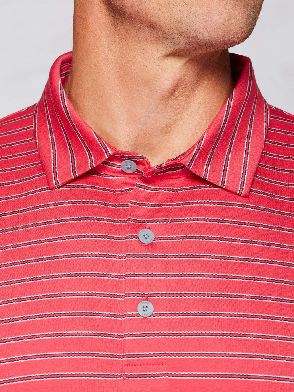 Men's Tour Authentic Mercerized Cotton Stripe Polo