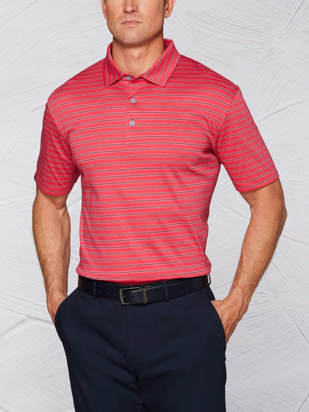 Men's Tour Authentic Mercerized Cotton Stripe Polo