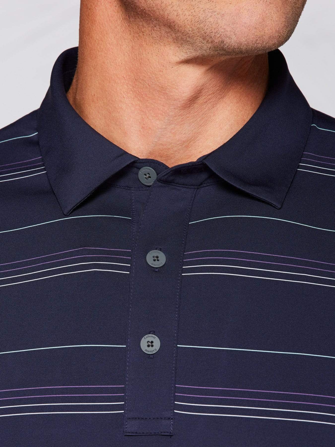 Men's Tour Authentic Micro Stripe Polo
