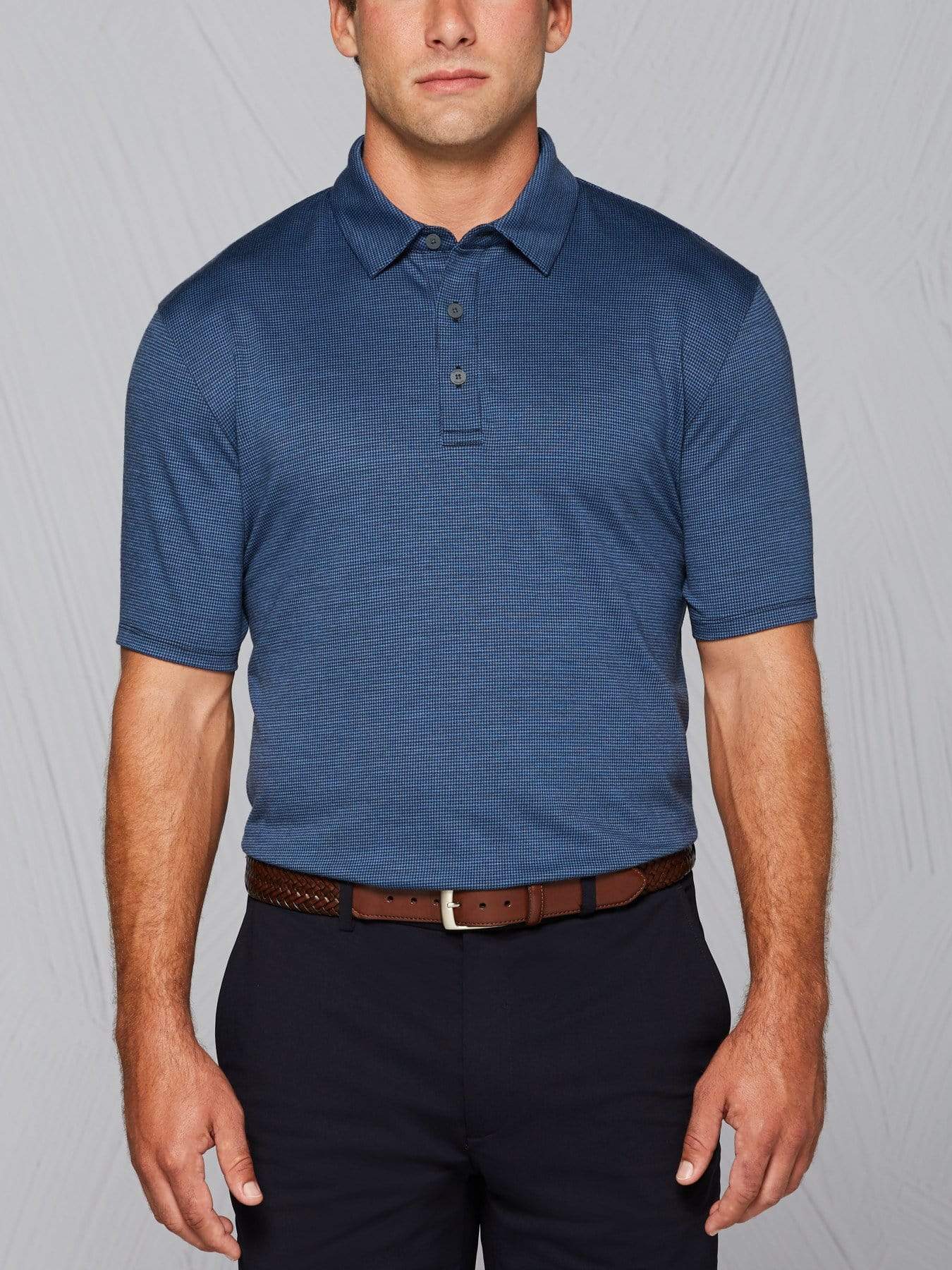 Men's Tour Authentic Wool Jacquard Golf Polo